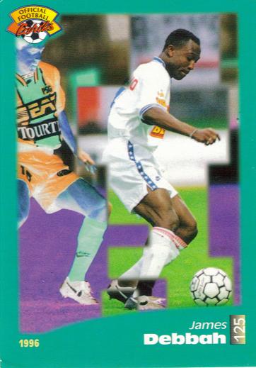 PANINI OFFICIAL FOOTBALL CARDS 1996 (n125) - James DEBBAH