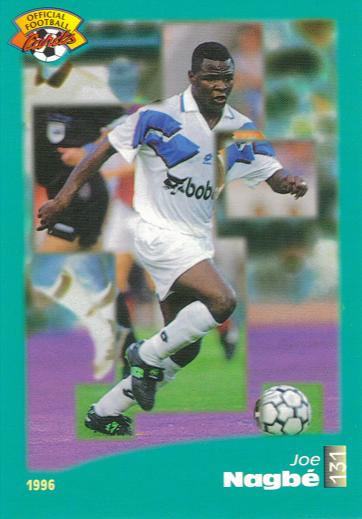 PANINI OFFICIAL FOOTBALL CARDS 1996 (n131)- Joe NAGBE