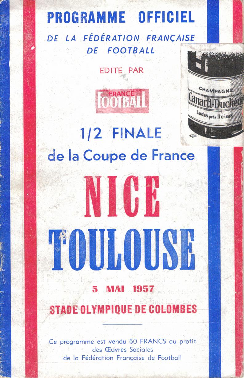 Prog Nice-Toulouse CdF 56/57
