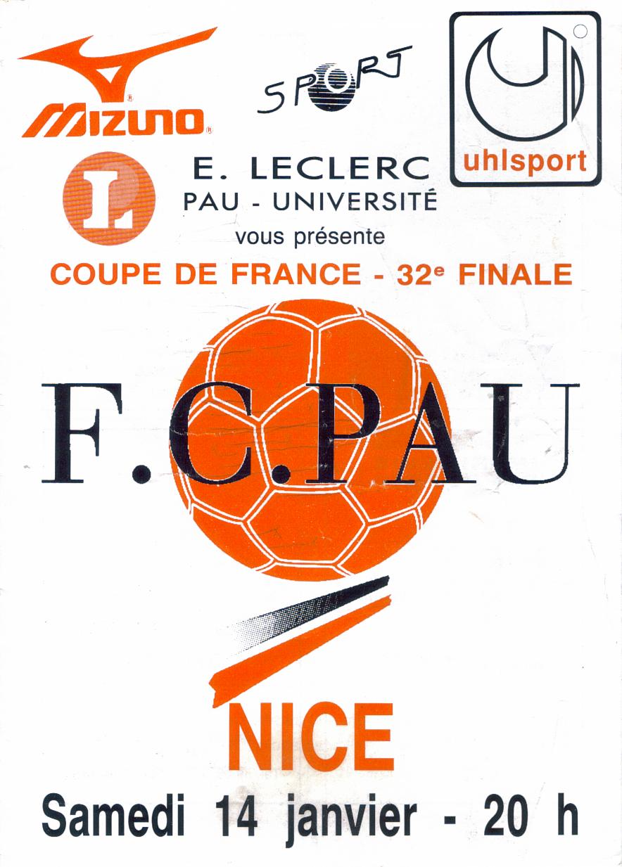 Prog Pau-Nice CdF 94/95